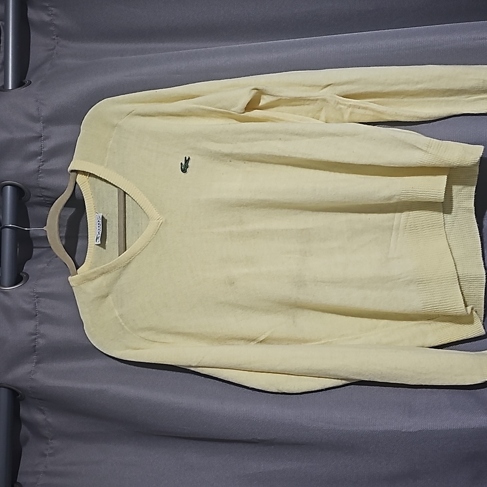 Vintage Lacoste zod sweater top. Read description